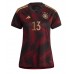 Fotballdrakt Dame Tyskland Thomas Muller #13 Bortedrakt VM 2022 Kortermet